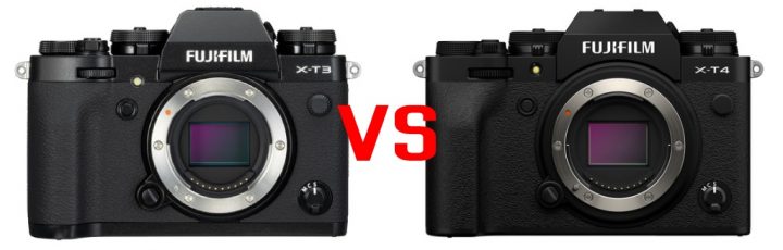 Fujifilm X-T3 vs X-T4